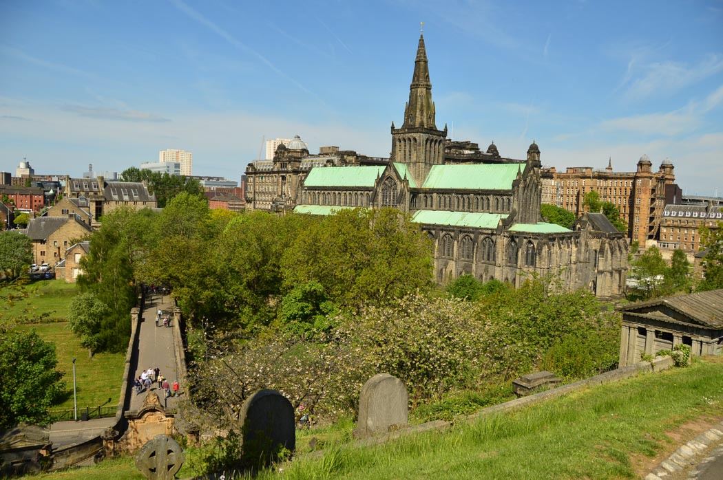 glasgow cathedral view