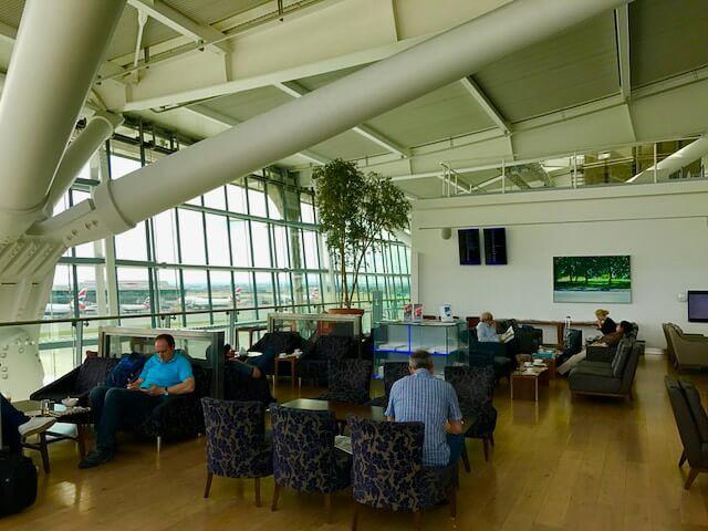 Iberia Business Class Review: Is it Worth It? 1 BA Lounge at Heathrow Terminal 5 used for Iberia business class flights