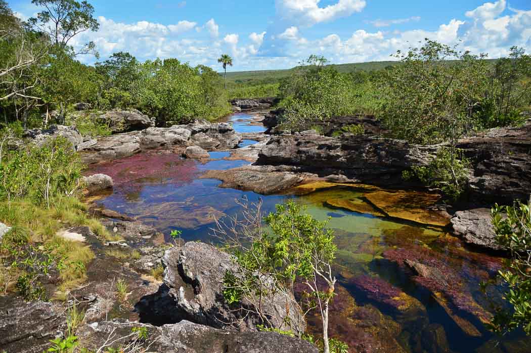 Perfect Colombia Itinerary 2 Weeks including the Rainbow River 14 cano cristales rainbow river wide shot