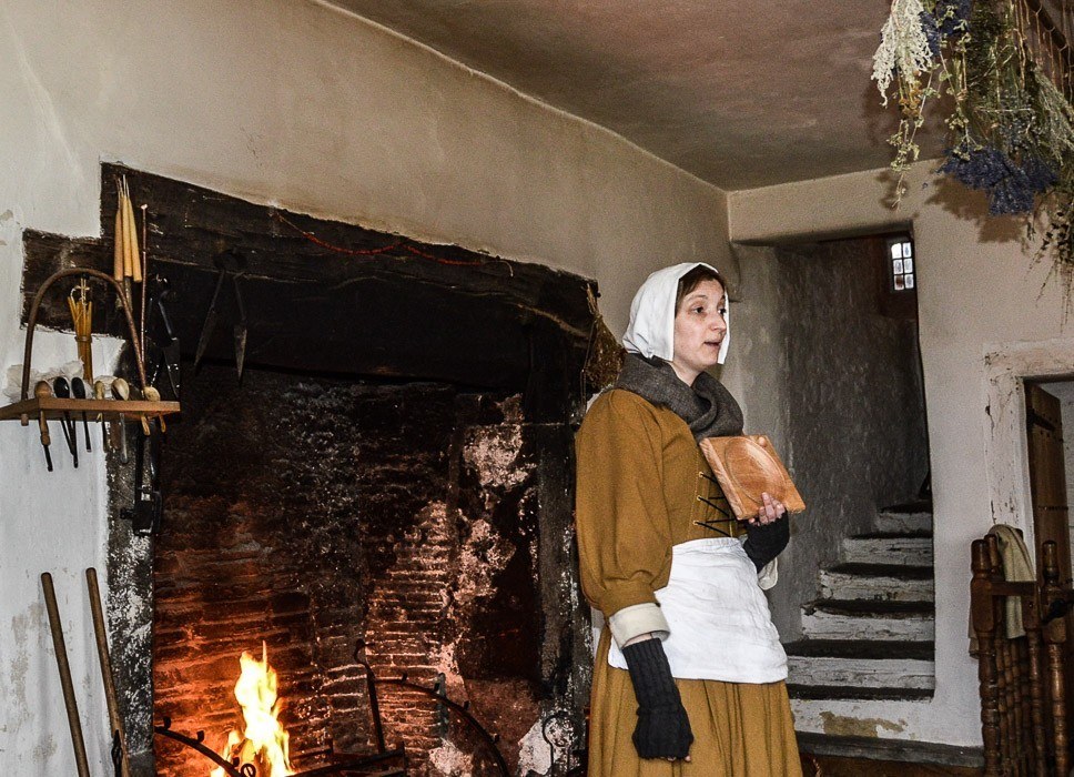 7 Best Places to Visit in South Wales - The Valleys (2022) 13 actor playing a servant at Llancaiach Fawr Manor