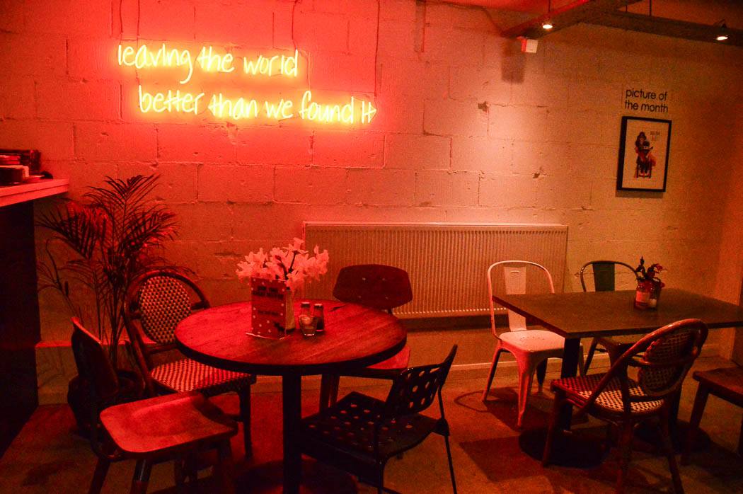 12 Fun Things to do in Cardiff (2022) 19 neon sign at Bigmoose Coffee Cardiff