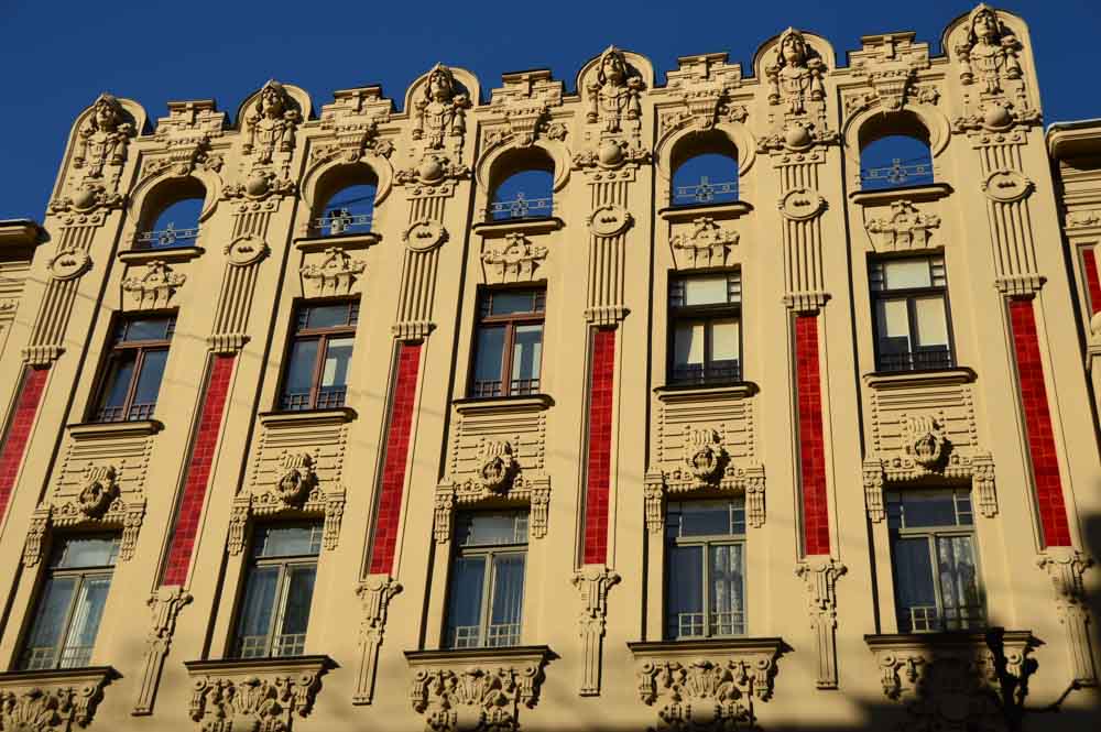 Lovely Art Nouveau Building in Riga