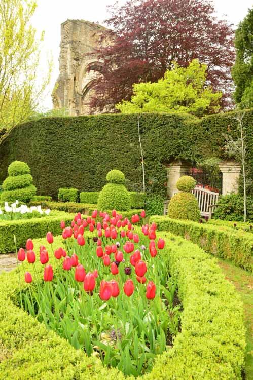 45 Impressive English Landmarks You Will Want to See 58 england_cotswolds_malmesbury-abbey-gardens-tulips
