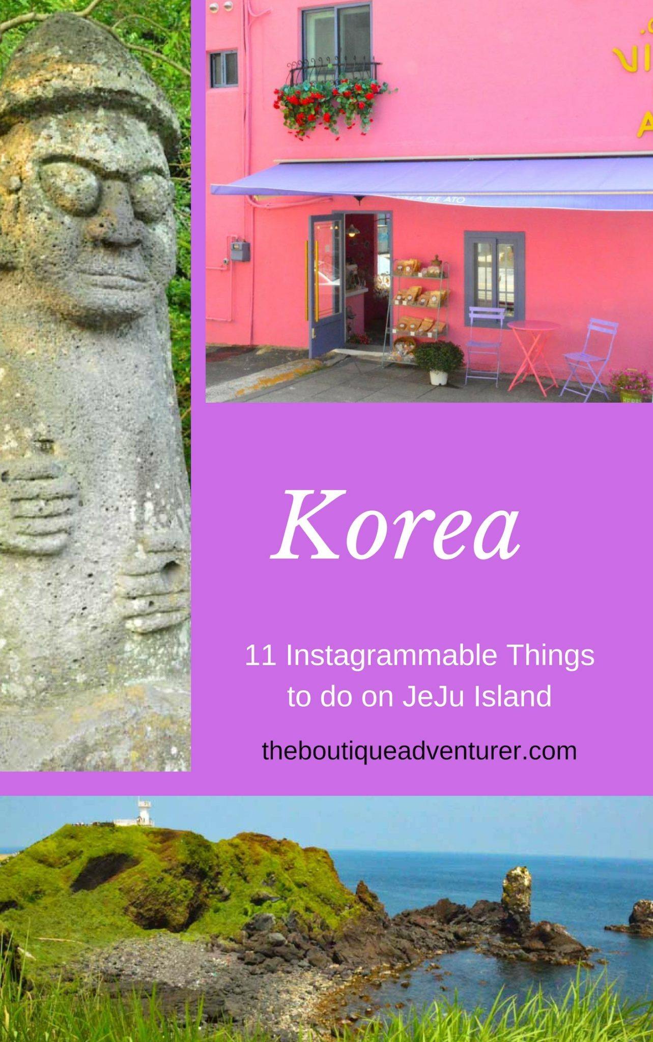Here are the 11 Most Instagrammable Things to do in Jeju - from UNESCO listed Seongsan Ilchulbong to Korea's highest mountain Hallasan to Love Land!