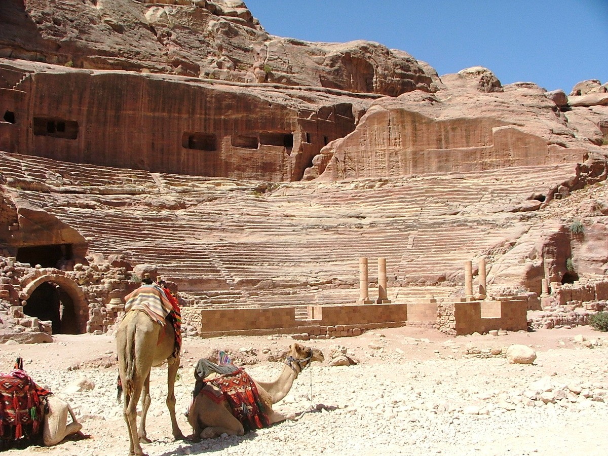Jordan Itinerary for Boutique Hotel Lovers 21 Jordan-petra-camels-theatre