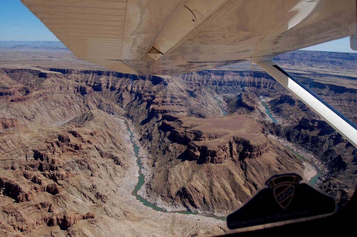 128 Most Famous Landmarks in the World (2022) I How Many Have You Visited? 228 Namibia_fish-river-canyon-view-from-plane-canyon