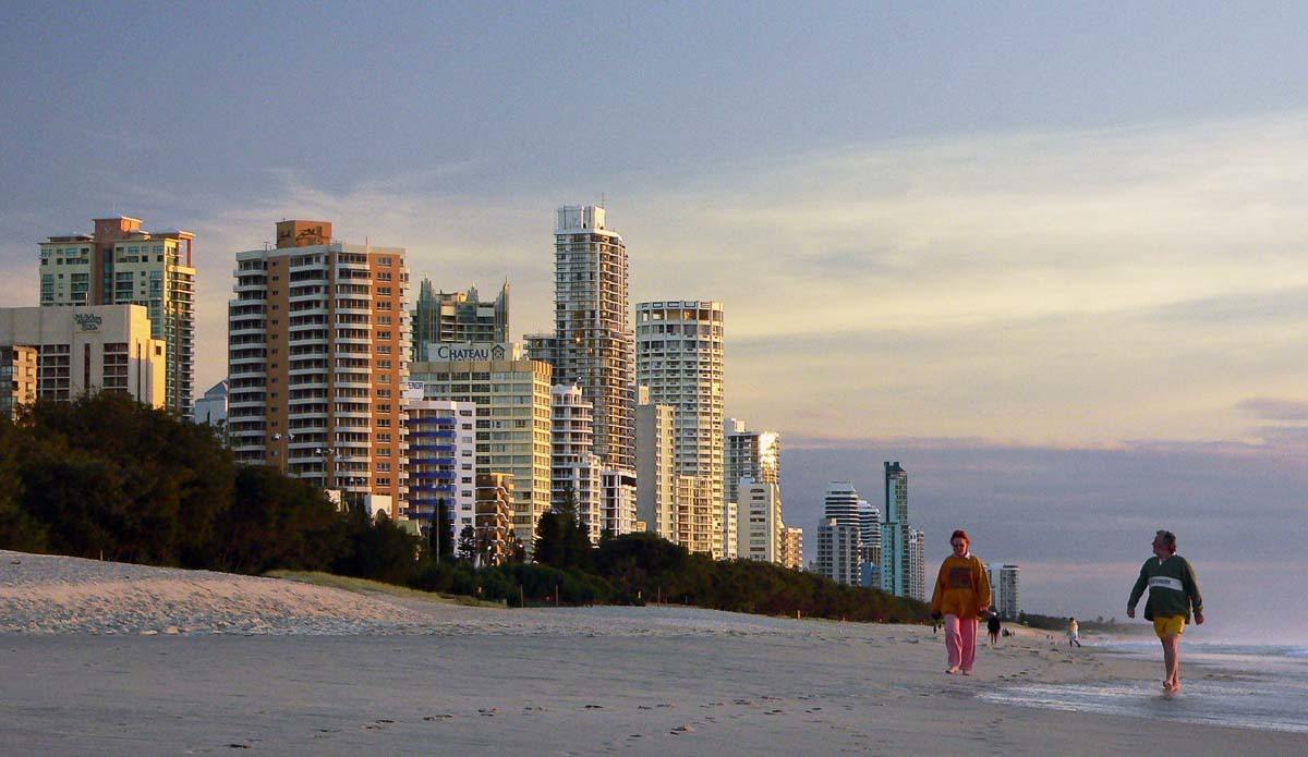 Gold Coast Itinerary: 3 Days for Adults 4 Gold coast beach with high rise buildings