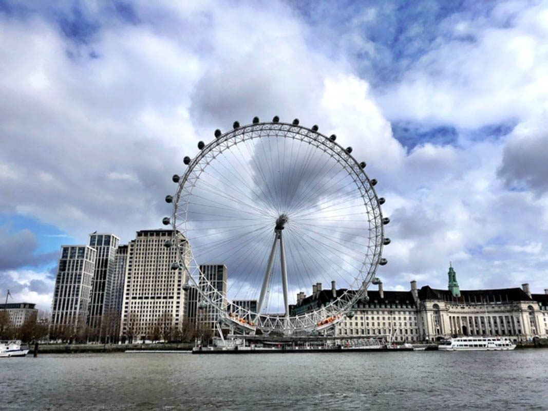 45 Impressive English Landmarks You Will Want to See 51 London - London Eye and south bank during London Lockdown.jpg