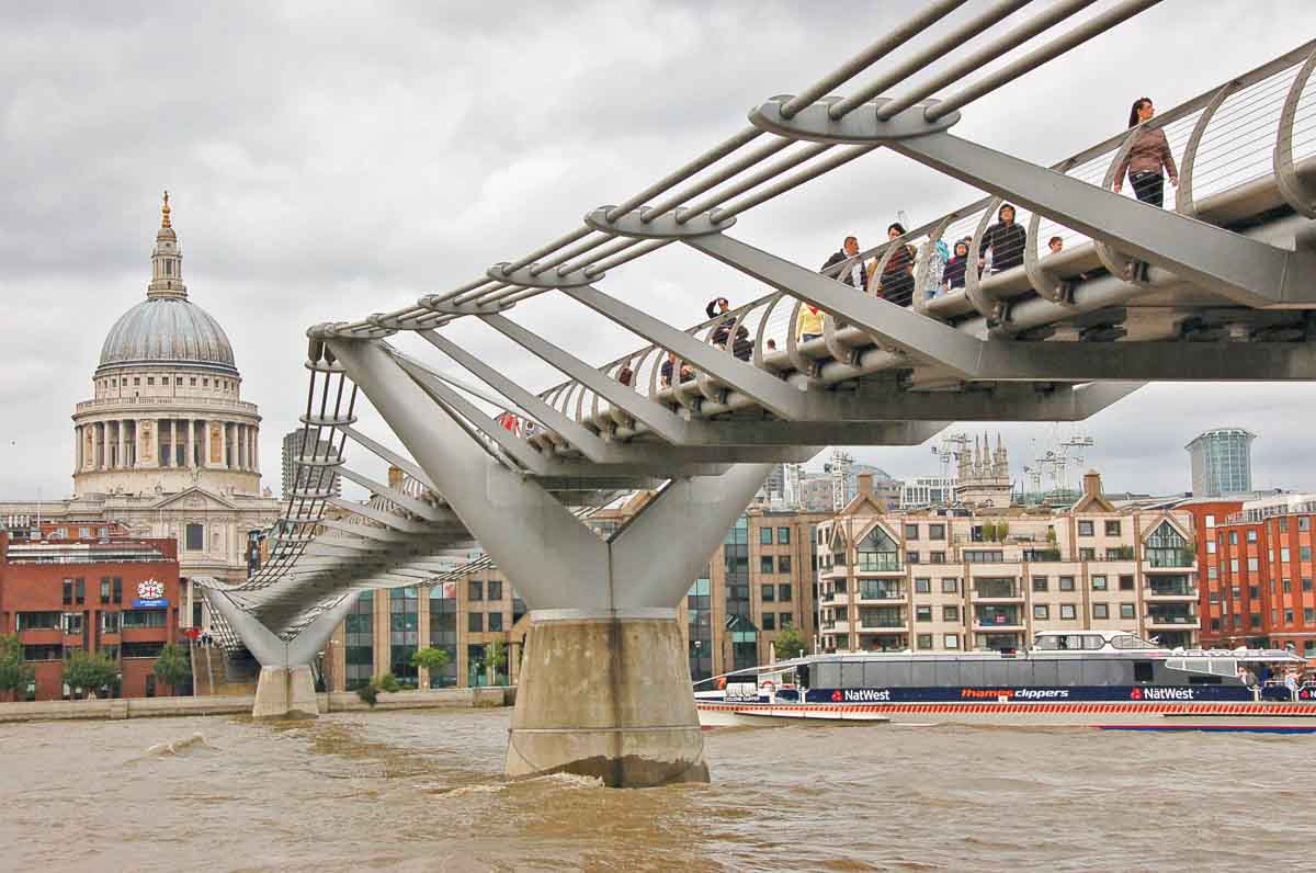London Travel Blog - 29 Virtual Ways to Experience London - by a Londoner 8 London - St Pauls and the Millenium Bridge