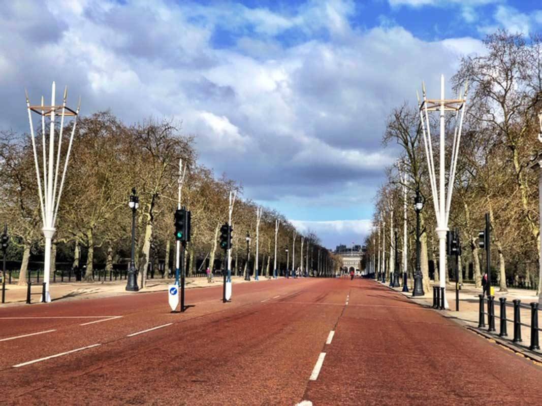 London Travel Blog - 29 Virtual Ways to Experience London - by a Londoner 6 London - The Mall during London Lockdown 2-2.jpg