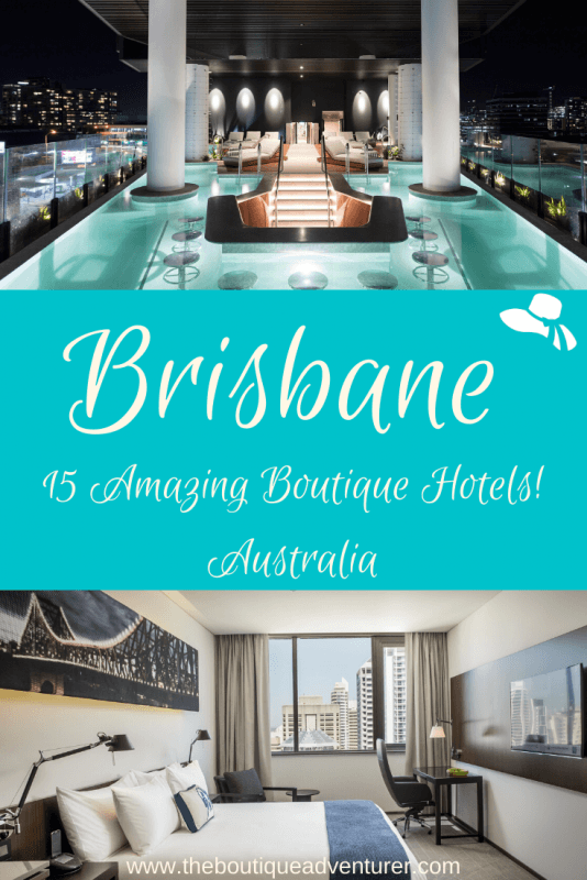 15 Fantastic & Stylish Brisbane Boutique Hotels for Adults 24 luxury rooftop pool in hotel at night
