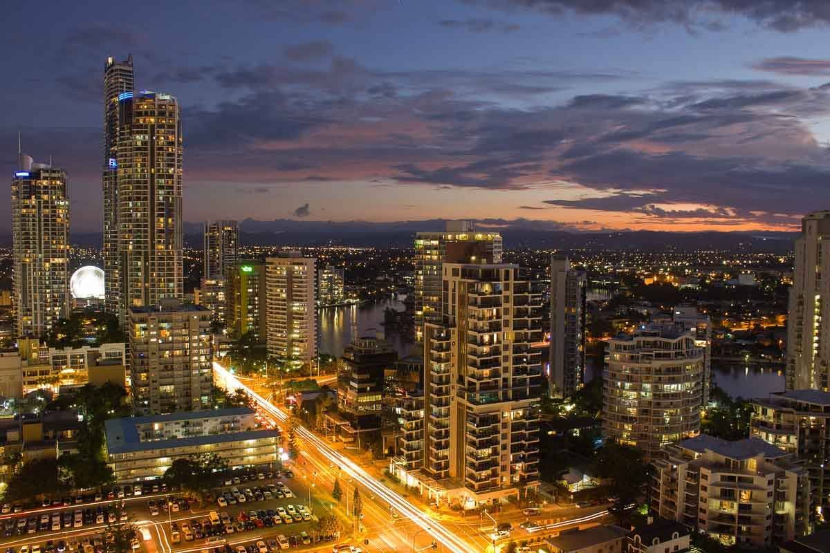 Gold Coast Skyline at Night