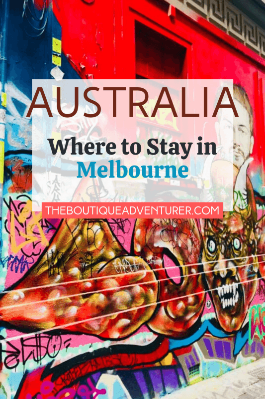 5 Best Places to Stay in Melbourne for Boutique Hotel Lovers 56 Melbourne Street Art - Fitzroy is one of Melbourne’s most eclectic and interesting suburbs and it sits next to Carlton, definitely one of Melbourne’s loveliest inner-city suburbs. Both are great places to stay when you go to Melbourne. #melbournethingstodoin#melbournefitzroy