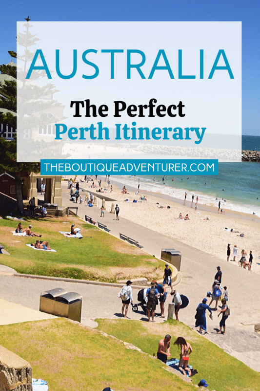 Perfect Perth Itinerary for 3, 5 or 7 Days 60 people on cottesloe beach in perth western australia