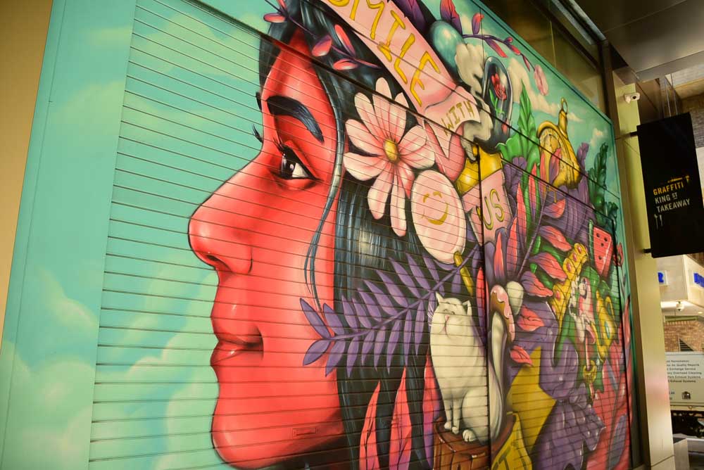 Perfect Perth Itinerary for 3, 5 or 7 Days 55 perth-cbd-woman-street-art