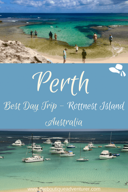 The Basin and boats on the sea rottnest island perth west australia
