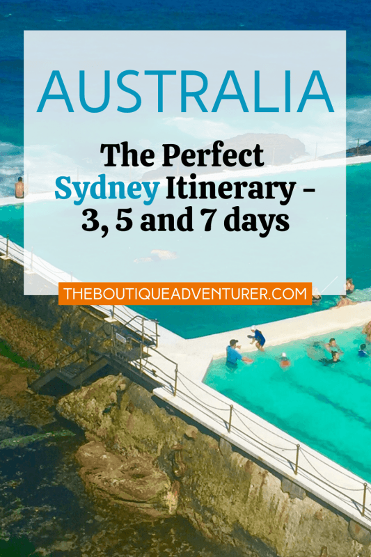 Perfect Sydney Itinerary: 3, 5 and 7 Days for Boutique Hotel Lovers 57 bondi icebergs pool and ocean sydney australia