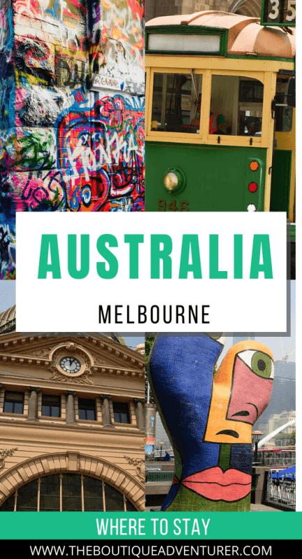 5 Best Places to Stay in Melbourne for Boutique Hotel Lovers 58 4 images of melbourne - tram, flinders street station, statue and street art