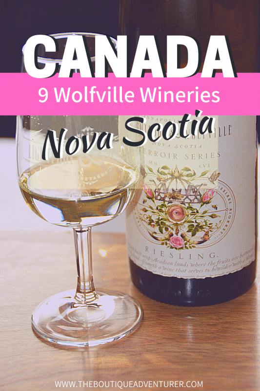 9 Best Wolfville Wineries (2022) You Won't Want to Miss 27 bottle of wine and wine glass from lightfoot and wolfville winery