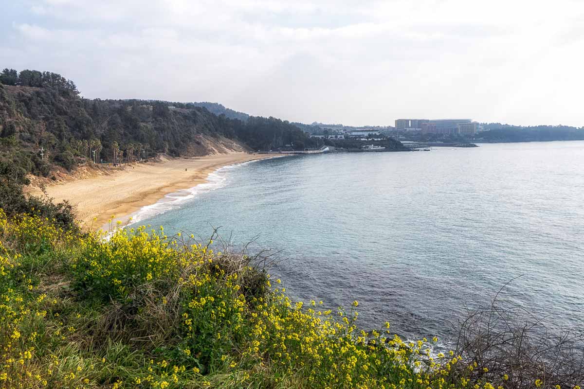 Jungmun Saekdal beach jeju island korea
