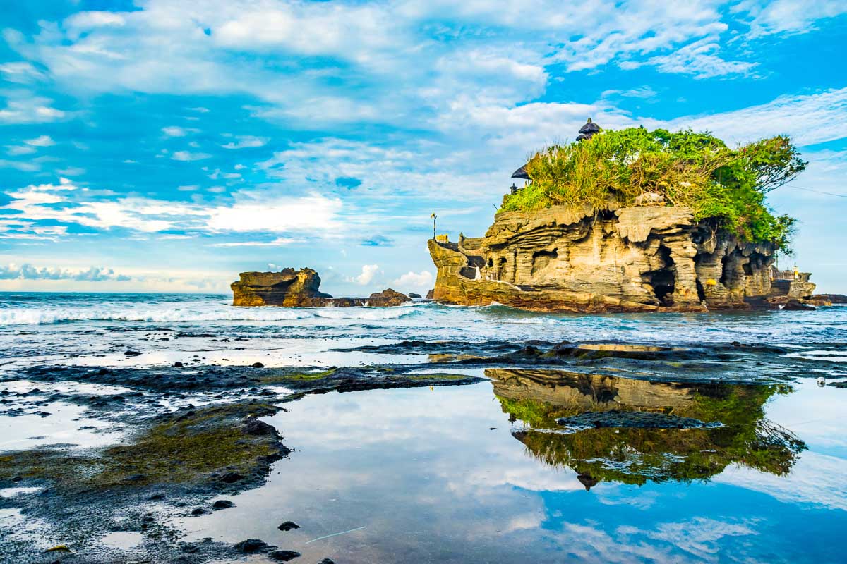 Where to Stay in Canggu: 6 Spectacular Resorts 1 Tanah Lot Temple is a hindu Temple on the Island of BaliIndonesia