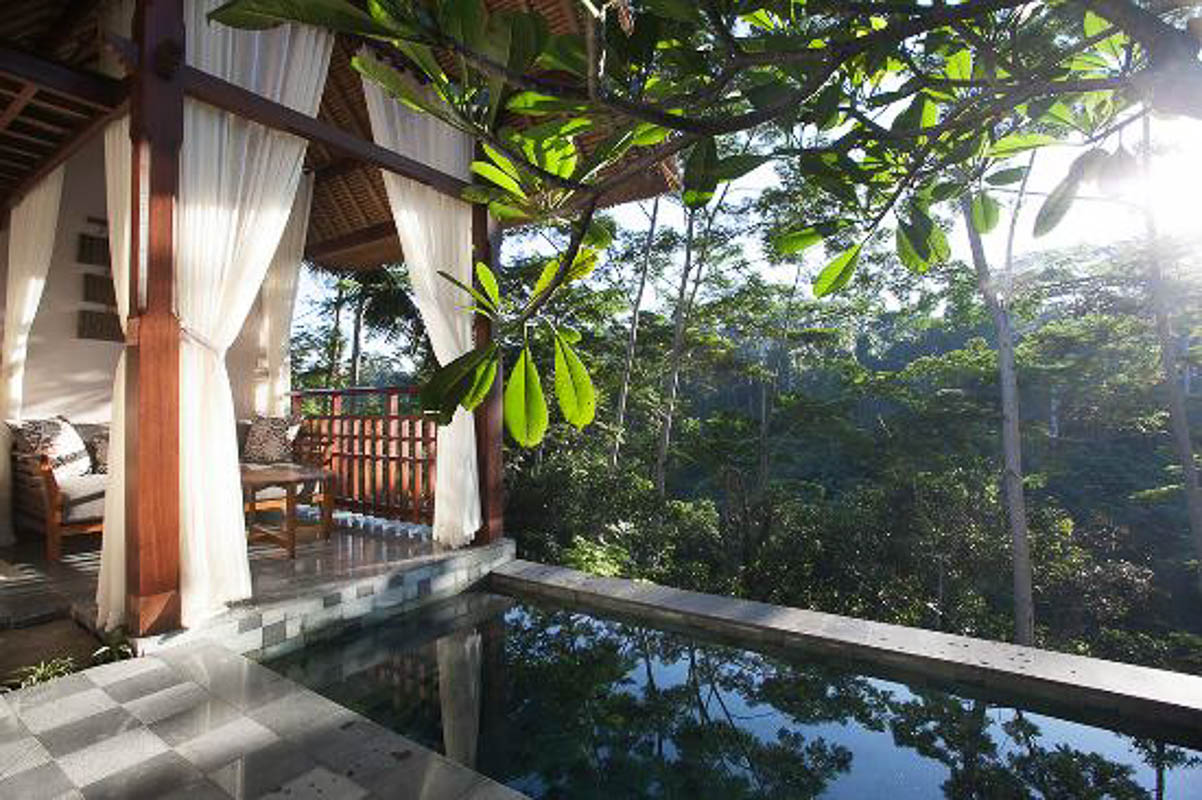 7 Stunning Boutique Hotel Ubud You Won't Want to Leave 13 tejaprana view and pool ubud bali