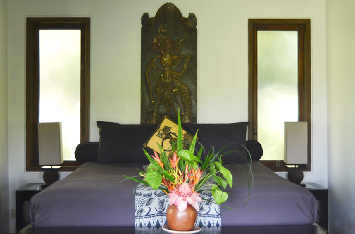 Bali mountain retreat bedroom