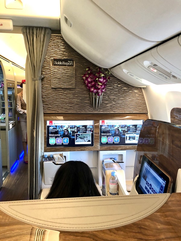 Emirates Business Class Review: Is it Worth It? 40 business class cabin emirates