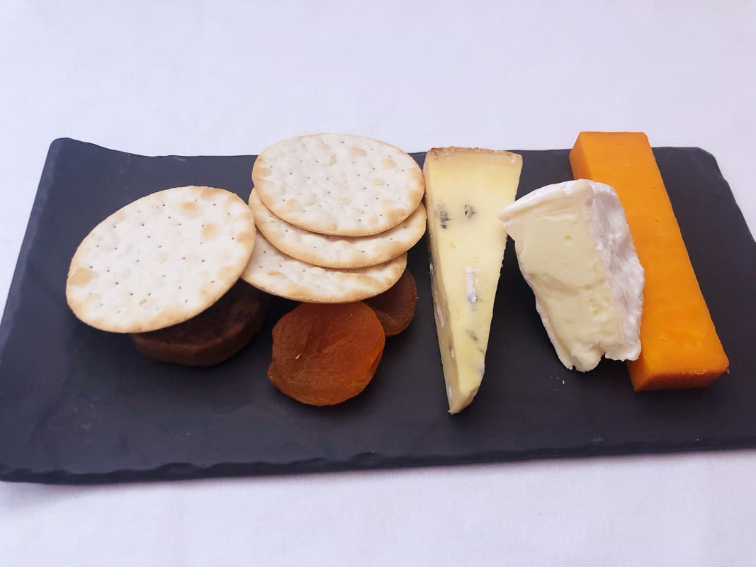 Emirates Business Class Review: Is it Worth It? 12 cheese plate served in emirates business class