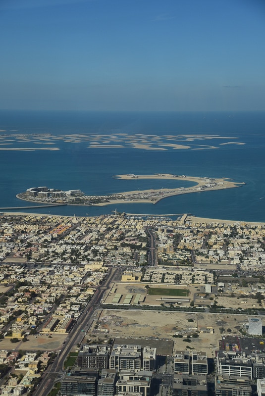 3 Day Dubai Itinerary for First Time Visitors 4 view of dubai harbour from top of burj khalifa