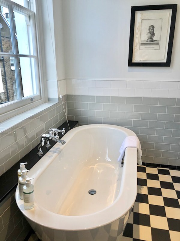 Bathroom at the Laslett in Notting Hill