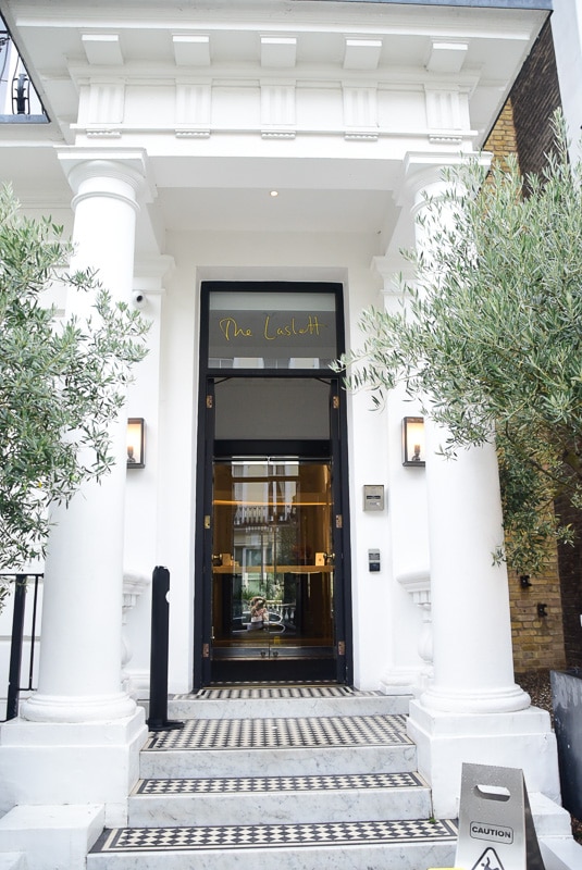 14 Fantastic Things to do in Notting Hill 31 Notting Hill London entrance to the laslett hotel