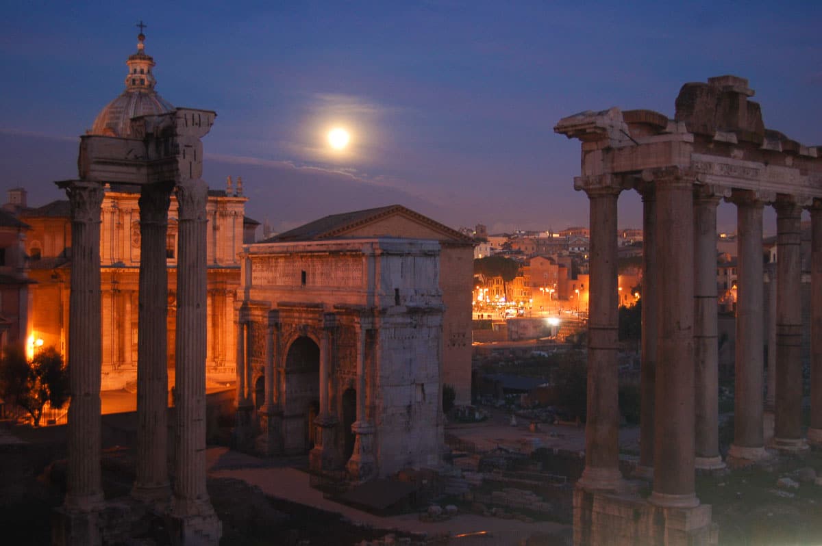 Skip the Line Colosseum Guide: What you Need to Know 11 Rome - Forum at Sunset