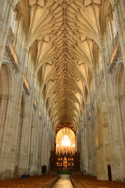 inside winchester cathedral