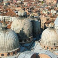 rooftops and domes of Venice