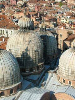 rooftops and domes of Venice