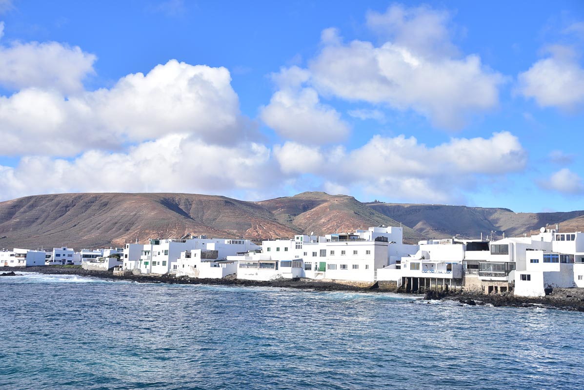 Is this the Best Place to Stay in Lanzarote? 26 Lanzarote Arrieta town seen from the water