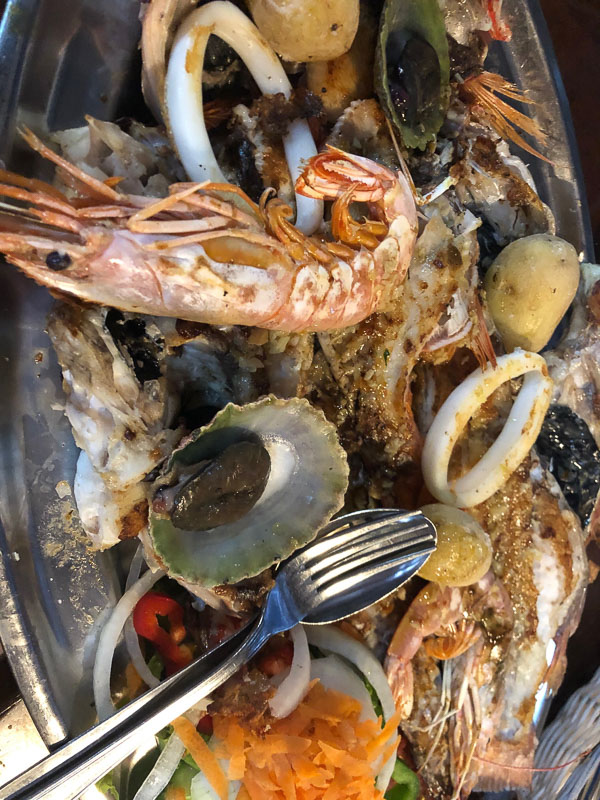 Is this the Best Place to Stay in Lanzarote? 16 Lanzarote Casa Playa Seafood Platter