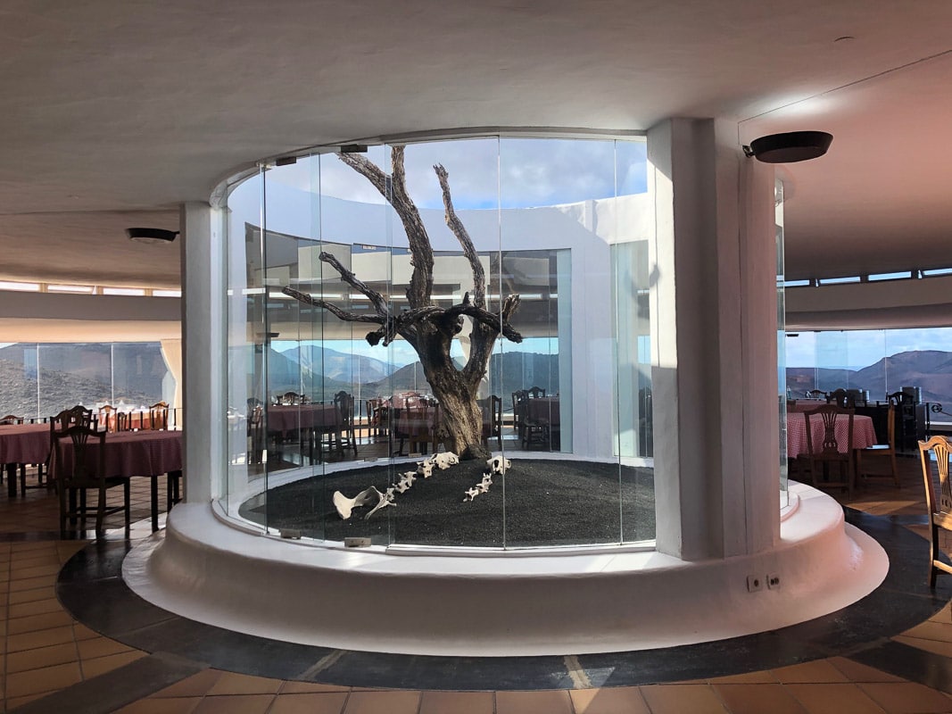 29 Best Things to do on Lanzarote That You Won't Want to Miss 13 Lanzarote timanfaya park El diablo restaurant interior