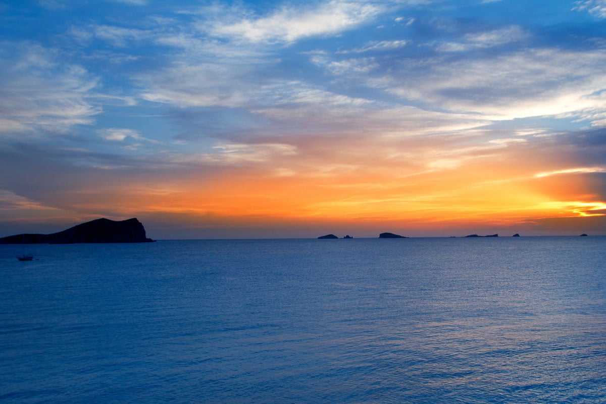 13 Spectacular Sunsets in Ibiza You Won't Want to Miss (2022) 10 cala conta beach ibiza