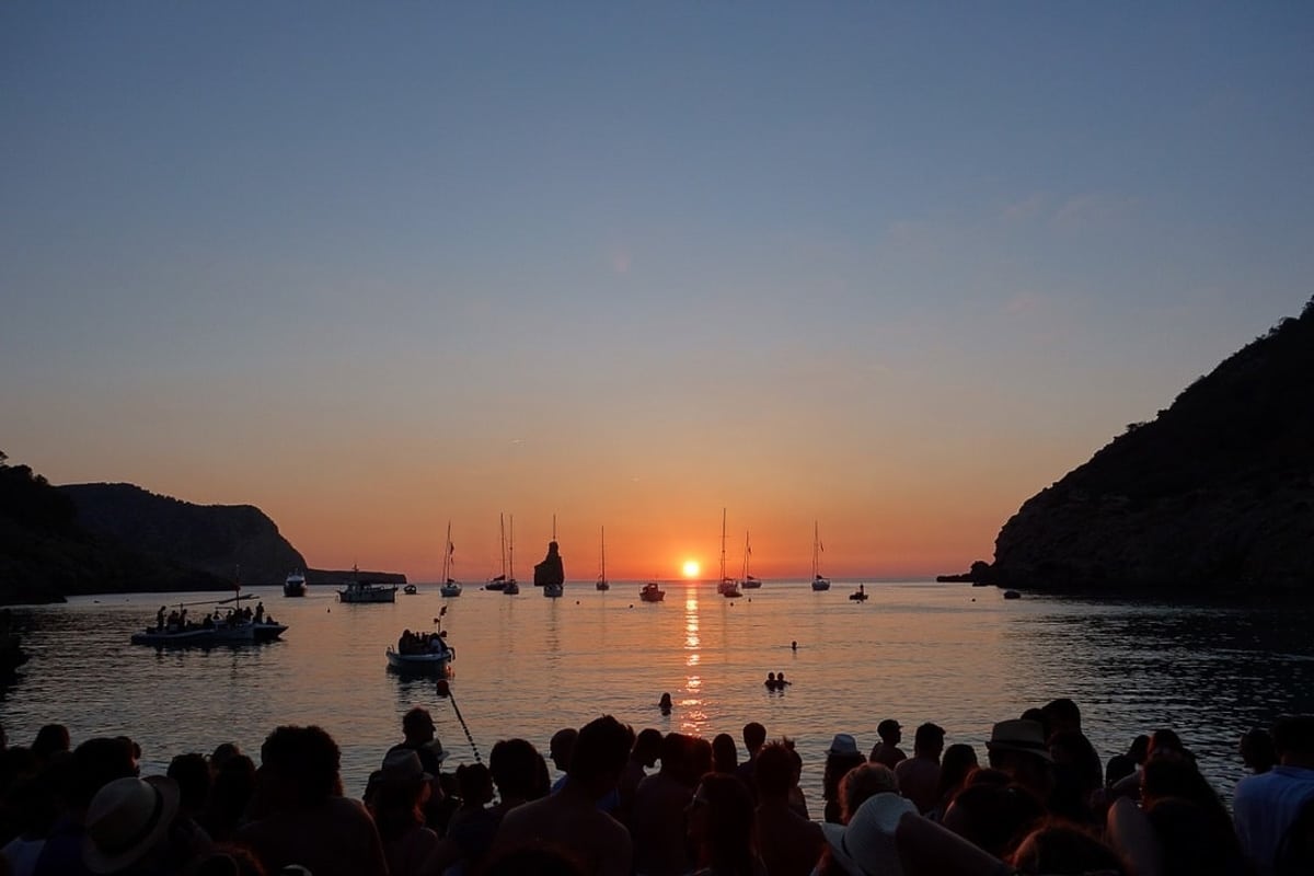 13 Spectacular Sunsets in Ibiza You Won't Want to Miss (2022) 4 cala_benias_sunset ibiza spain