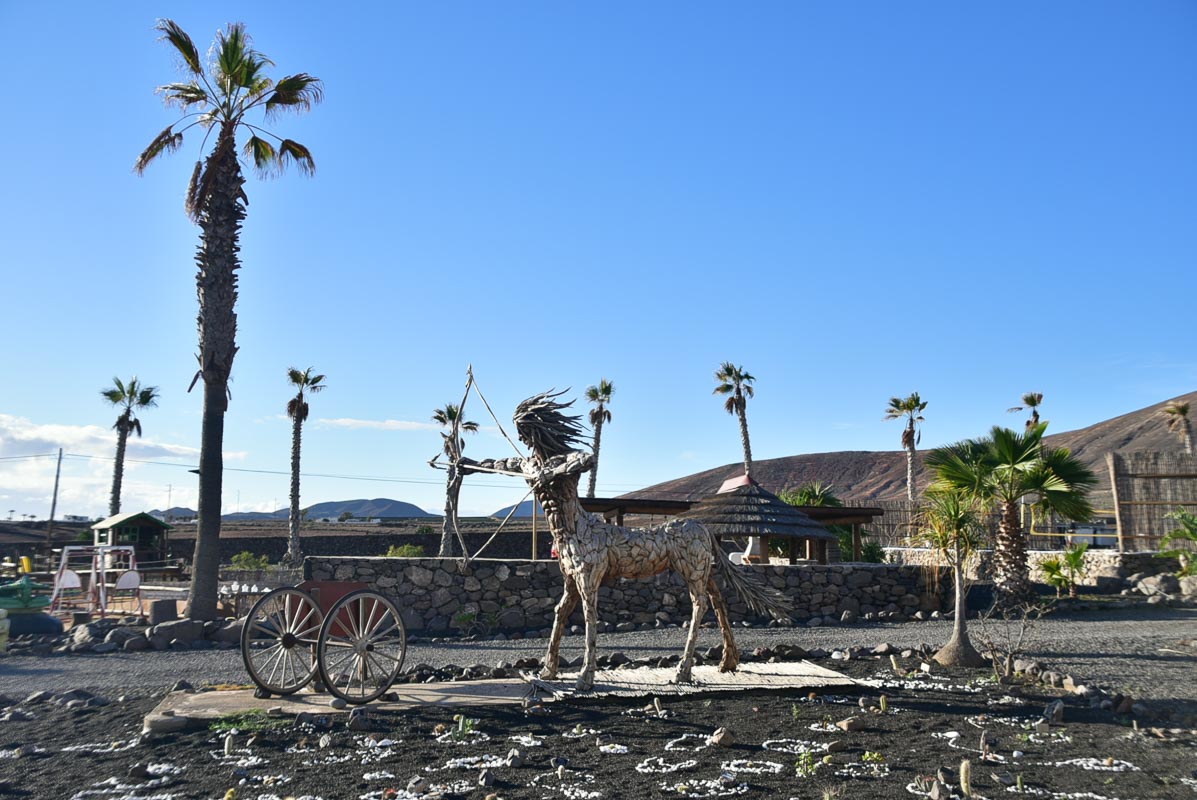 Is this the Best Place to Stay in Lanzarote? 17 lanzarote eco finca de arrieta cactus garden statue
