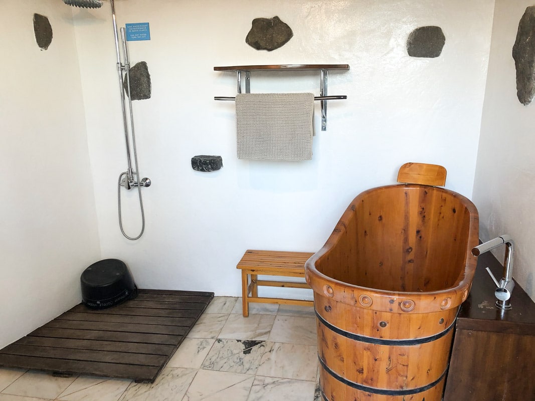 Is this the Best Place to Stay in Lanzarote? 8 lanzarote eco finca de arrieta luxury yurt bathroom