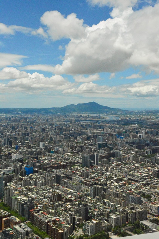 view over taipei from 101 Taipei Taiwan 1