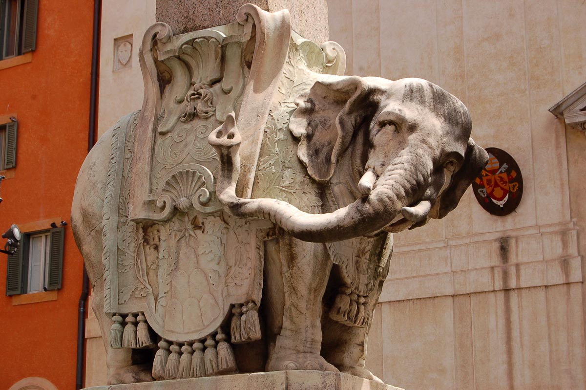 bernini elephant rome monuments