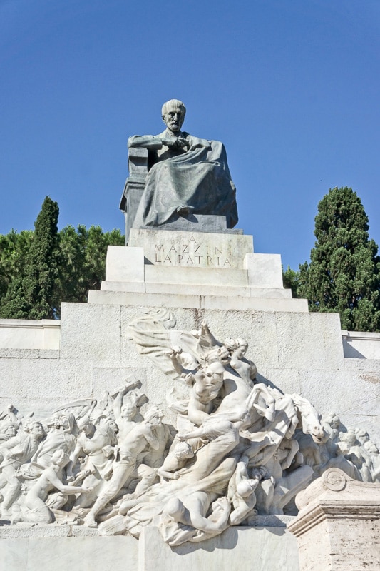 55 Fascinating Facts About Rome You Probably Didn’t Know 19 monument to giuseppe mazzini rome