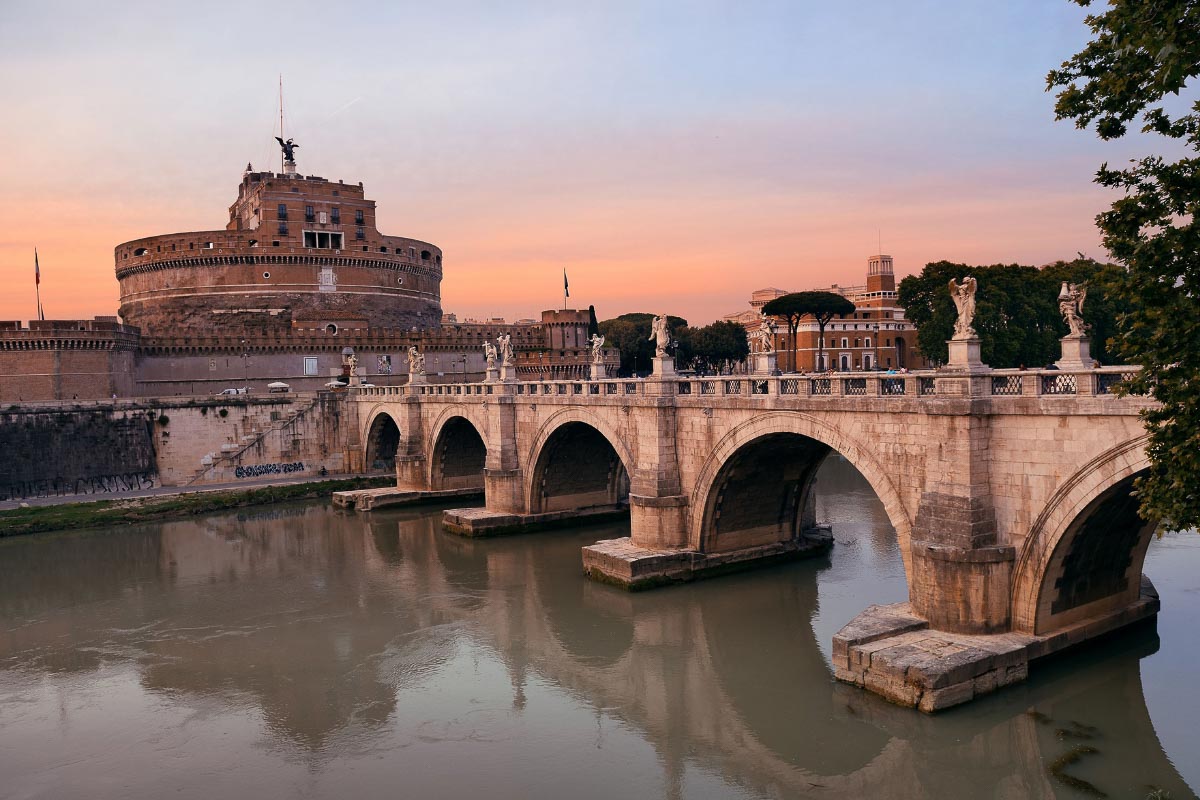 15 Beautiful Bridges in Rome you Must Cross 10 st angelo bridge rome italy