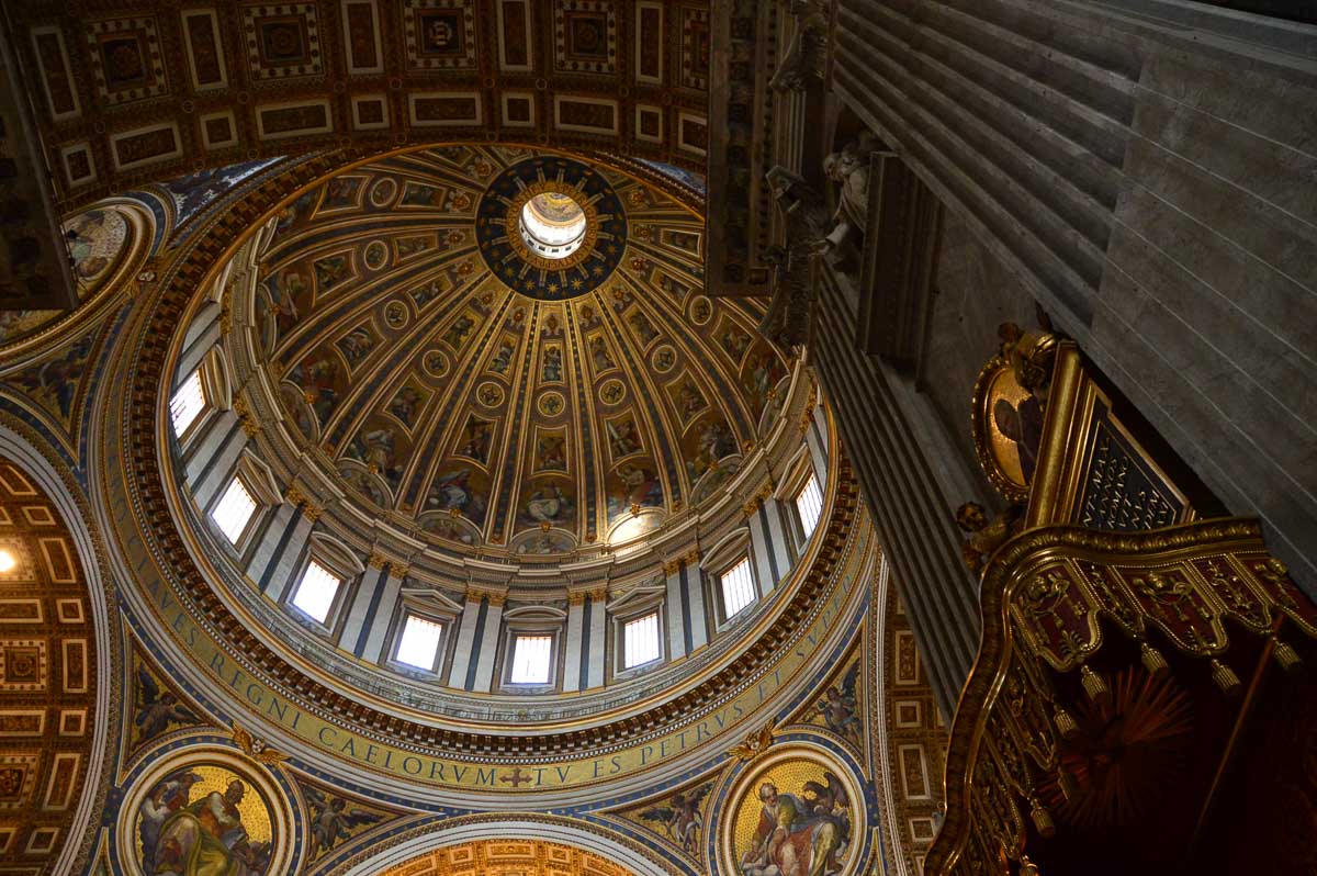 55 Fascinating Facts About Rome You Probably Didn’t Know 14 the vatican interior ceiling