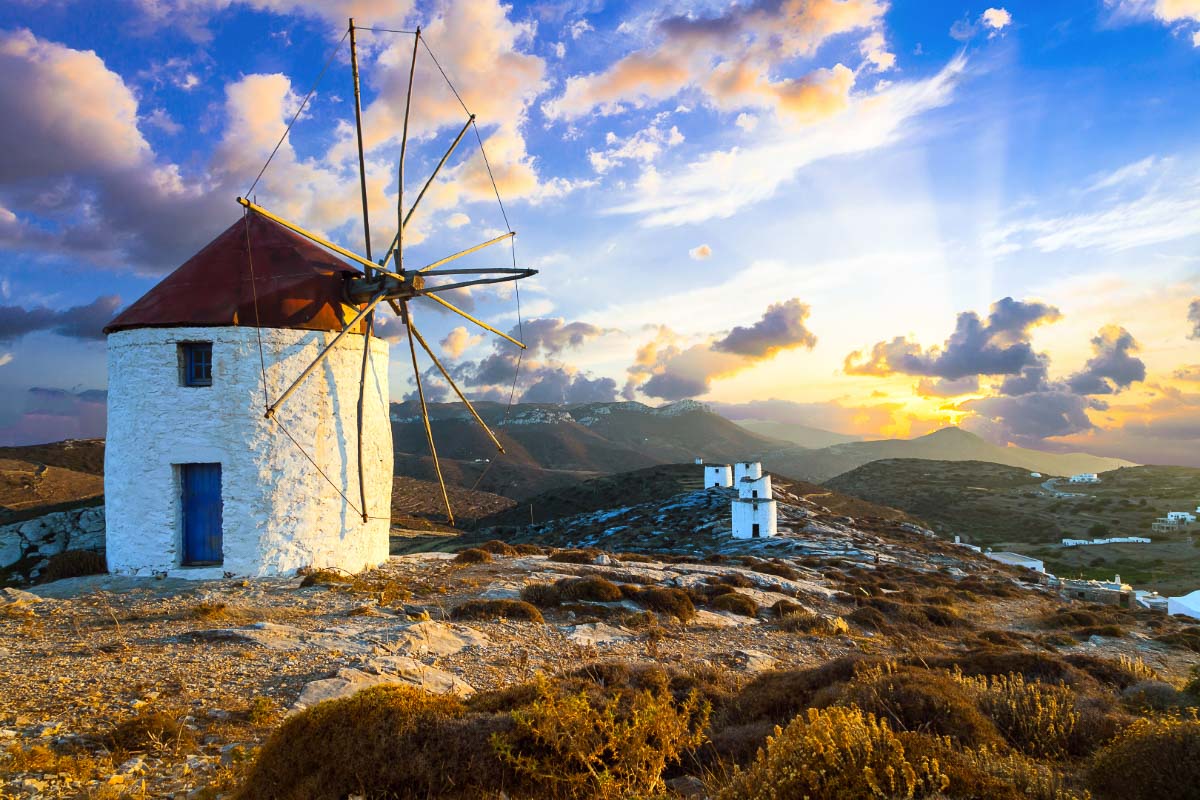 Amorgos windmill