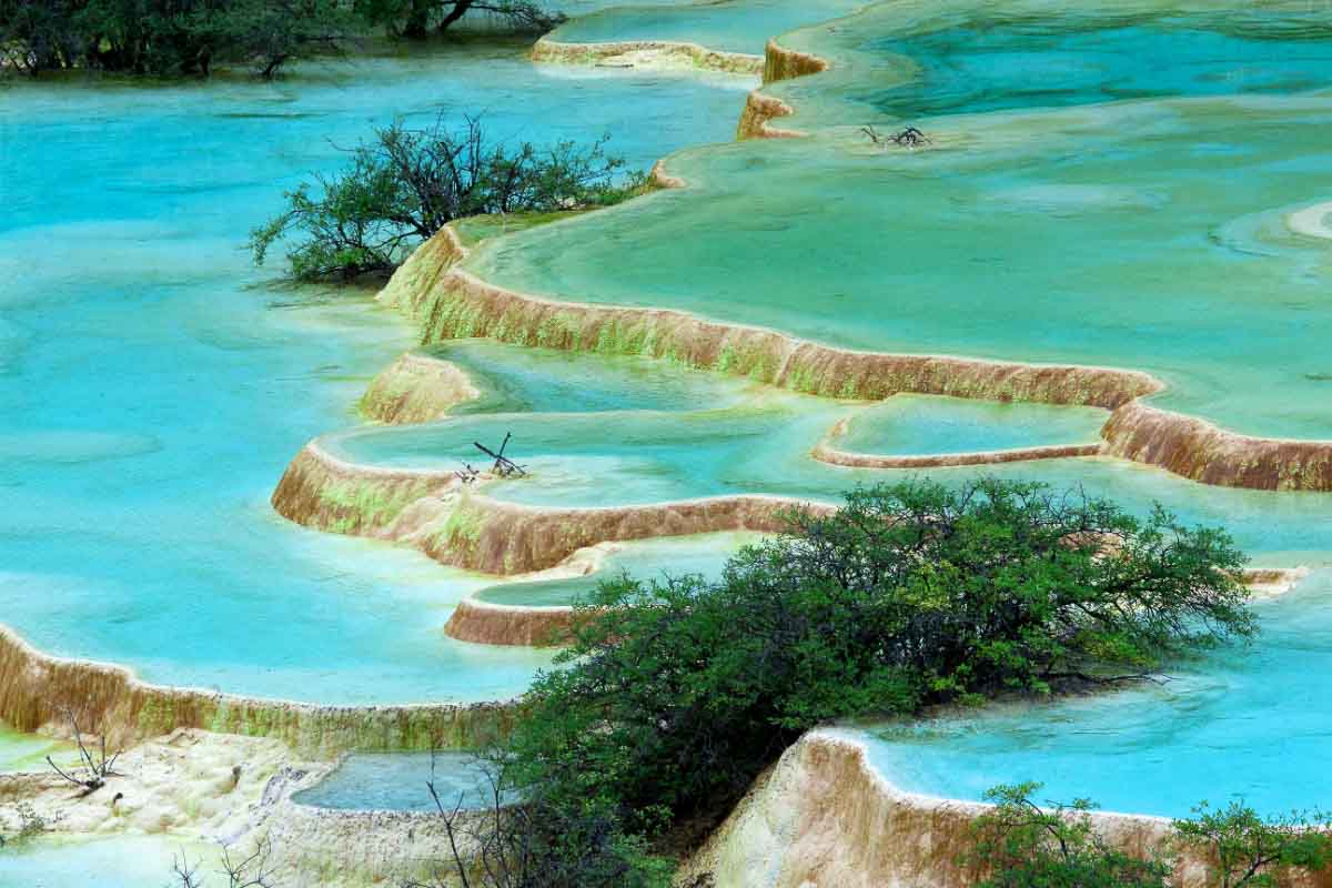 13 Breath Taking China Landmarks You Must Visit in 2022 23 Huanglong Pools